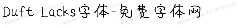 Duft Lacks字体字体转换